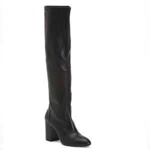 STUART WEITZMAN Made In Spain Leather Yuliana 85 Slouch Boots
